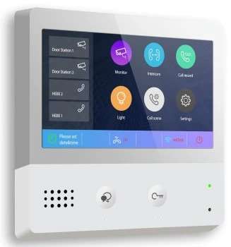 Vier Familienhaus IP Video Sprechanlage 4Familien IP Videotürsprechanlage Lan Türsprechanlage